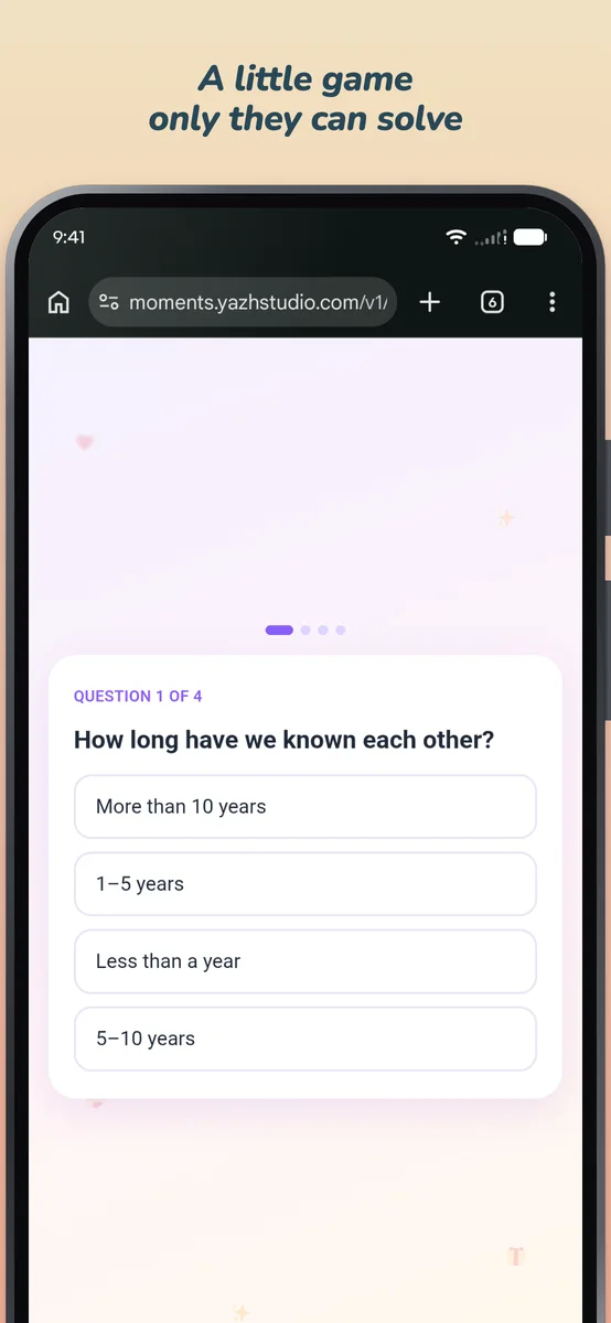 An Interactive Moment: a little game only they can solve